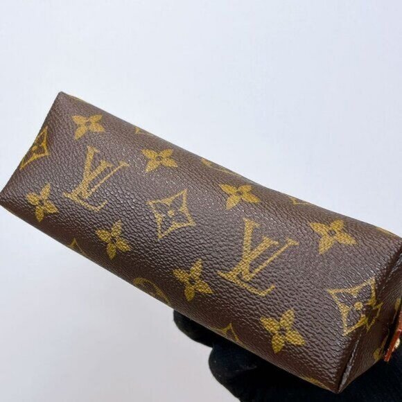 Authentic Louis Vuitton Cosmetic Vanity Makeup Pochette Pouch Bag Monogram Case - Picture 7 of 11
